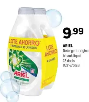 Oferta de Ariel - Detergent Original Bipack Liquid 23 Dosis por 9,99€ en Coviran