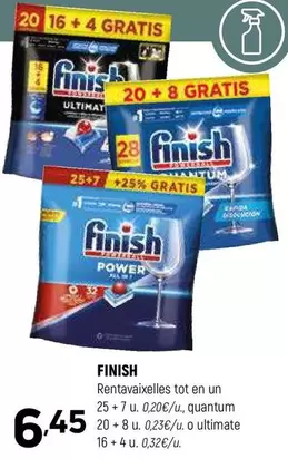 Oferta de Finish - Rentavaixelles Tot En Un por 6,45€ en Coviran