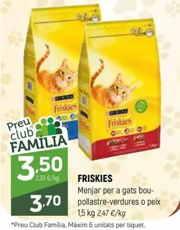 Oferta de Purina - Friskies por 3,7€ en Coviran