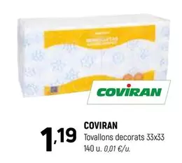 Oferta de Coviran - Tovallons Decorats por 1,19€ en Coviran