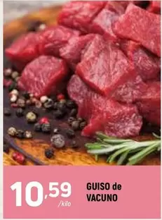 Oferta de Guiso De Vacuno por 10,59€ en Coviran