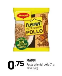 Oferta de Maggi - Pasta Oriental Pollo por 0,75€ en Coviran