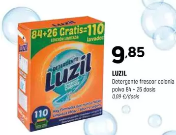 Oferta de Luzil - Detergente Frescor Colonia Polvo por 9,85€ en Coviran