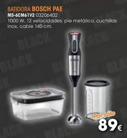 Oferta de Bosch - Batidora por 89€ en Master Cadena