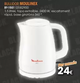 Oferta de Moulinex - Bullidor por 24€ en Master Cadena