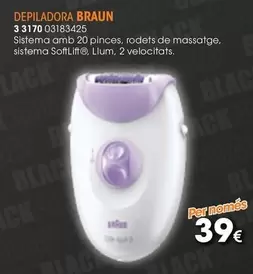 Oferta de Braun - Depiladora por 39€ en Master Cadena