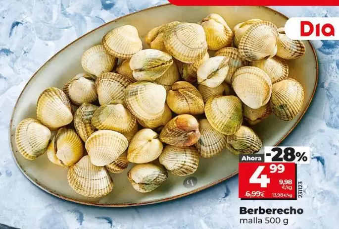 Oferta de Berberecho por 4,99€ en Dia