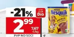 Oferta de Nestlé - Nesquik por 2,99€ en Dia