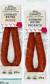 Oferta de Dia Nuestra Alacena - Chorizo Extra Dulce / Picante por 2,12€ en Dia