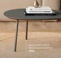 Oferta de Mesa Centro Petra por 182€ en Kibuc