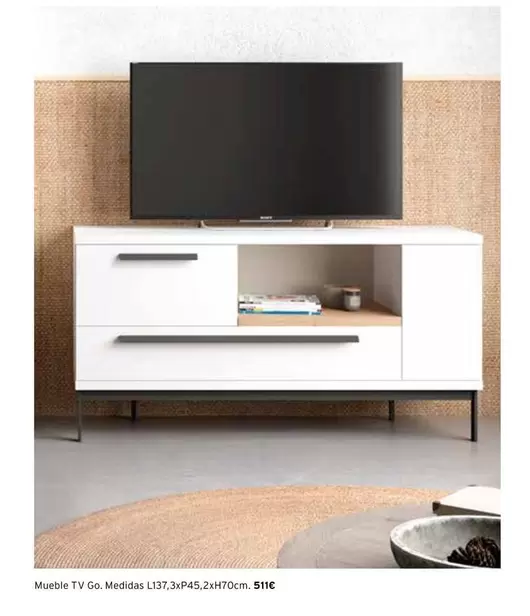 Oferta de Mueble TV Go por 511€ en Kibuc