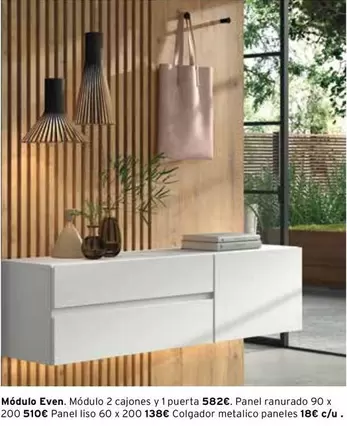 Oferta de Módulo Even. Módulo 2 Cajones Y 1 Puerta  por 582€ en Kibuc