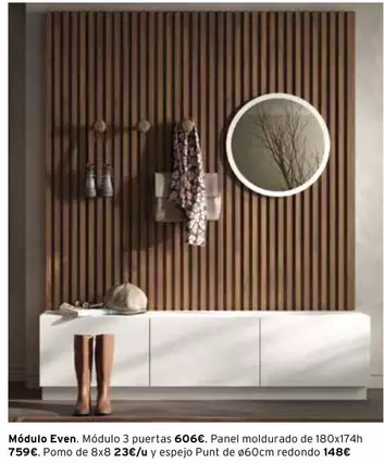 Oferta de Módulo Even. Módulo 3 Puertas por 606€ en Kibuc