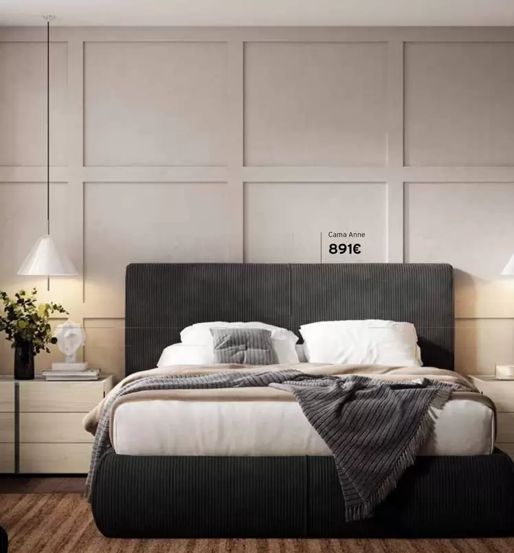 Oferta de Cama Anne por 891€ en Kibuc