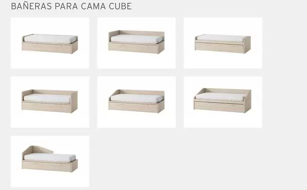 Oferta de Bañeras Para Cama Cube en Kibuc