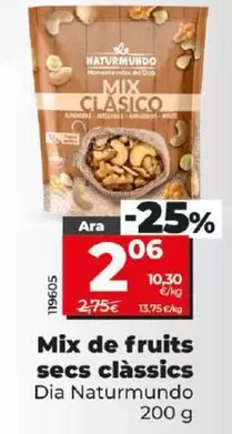 Oferta de Dia Naturmundo - Mix De Frutos Secos Clasicos por 2,06€ en Dia