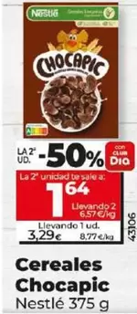 Oferta de Nestlé - Cereales Chocapic por 3,29€ en Dia