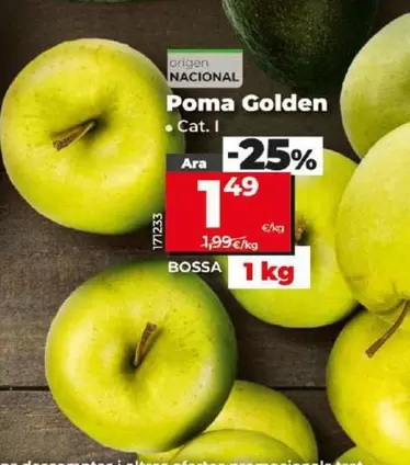 Oferta de Manzana Golden por 1,49€ en Dia