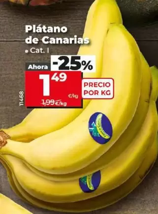 Oferta de Platano De Canarias por 1,49€ en Dia