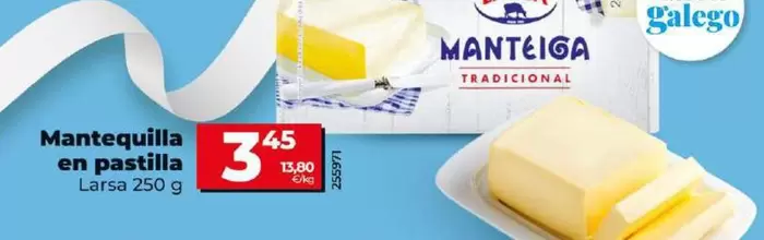 Oferta de Larsa - Mantequilla En Pastilla por 3,45€ en Dia