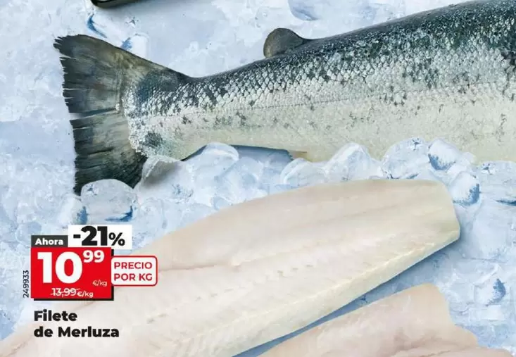 Oferta de Filete De Merluza por 10,99€ en Dia