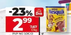 Oferta de Nestlé - Nesquik por 2,99€ en Dia