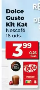 Oferta de Nescafé - Dolce Gusto Kit Kat por 3,99€ en Dia