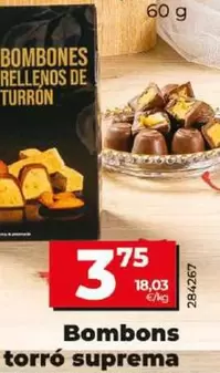 Oferta de Dia Temptation - Bombones Turron Suprema por 3,75€ en Dia