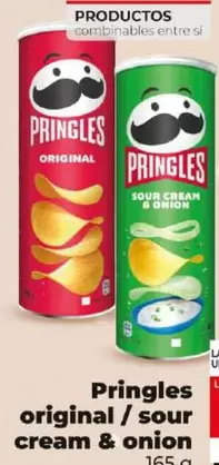 Oferta de Pringles - Original / Sour Cream & Onion por 2,69€ en Dia