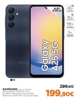 Oferta de Samsung - Galaxy A25 5g por 199,9€ en El Corte Inglés