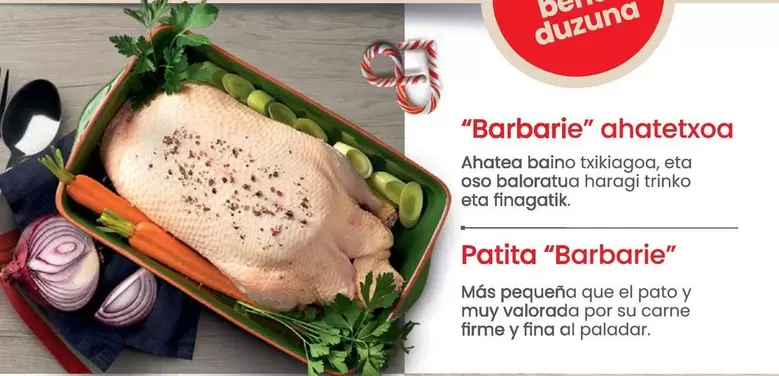 Oferta de Patita "Barbarie" en Eroski