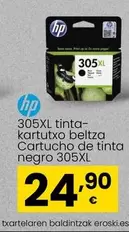 Oferta de HP - Cartucho De Tinta Negro 305XL por 24,9€ en Eroski