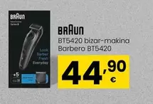 Oferta de Braun - Barbero BT5420 por 44,9€ en Eroski