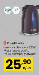 Oferta de Russell Hobbs - Hervidor De Agua 22591 por 25,9€ en Eroski