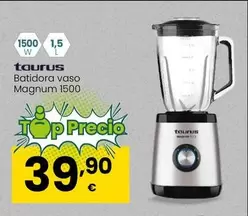 Oferta de Taurus - Batidora Vaso Magnum 1500 por 39,9€ en Eroski