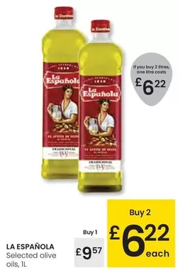 Oferta de La Española - Selected Olive Oils por 9,57€ en Eroski