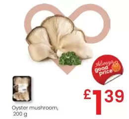 Oferta de Oyster Mushroom por 1,39€ en Eroski