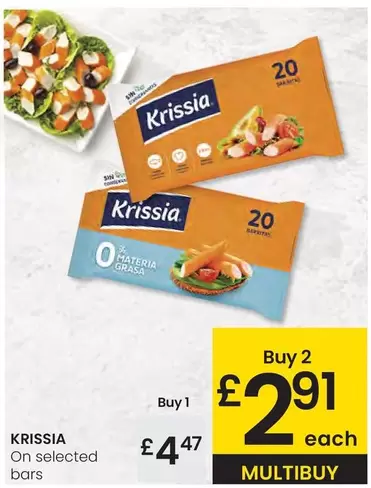 Oferta de Krissia - On Selected Bars por 4,47€ en Eroski