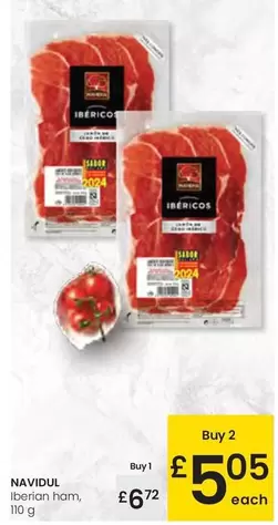 Oferta de Navidul - Iberian Ham  por 6,72€ en Eroski