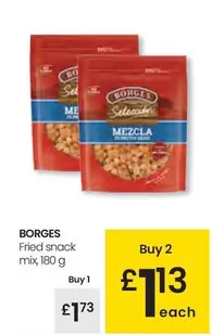 Oferta de Borges - Fried Snack Mix por 1,73€ en Eroski