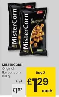 Oferta de MisterCorn - Original Flavour Corn por 1,97€ en Eroski