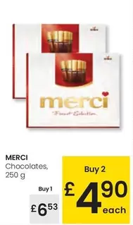 Oferta de Merci - Chocolates por 6,53€ en Eroski