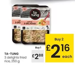 Oferta de Ta Tung - 3 Delights Fried Rice por 2,88€ en Eroski