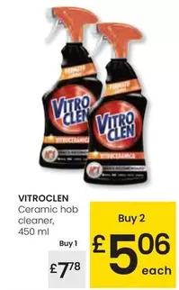 Oferta de Vitroclen - Ceramic Hob Cleaner por 7,78€ en Eroski