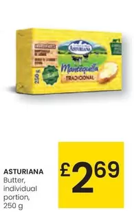 Oferta de Asturiana - Butter, Individual Portion por 2,69€ en Eroski