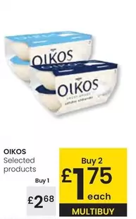 Oferta de OIKOS - Selected Products por 2,68€ en Eroski