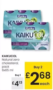 Oferta de Kaikucol - Natural Zero Cholesterol por 4,13€ en Eroski