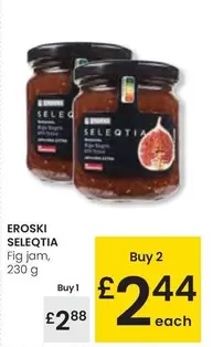 Oferta de Eroski Seleqtia - Fig Jam por 2,88€ en Eroski