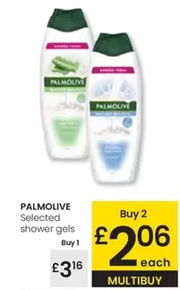 Oferta de Palmolive - Selected Shower Gel por 3,16€ en Eroski