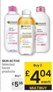 Oferta de Skin Active - Selected Facial Products por 5,38€ en Eroski